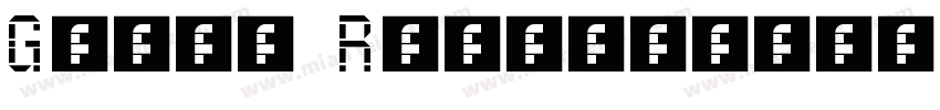 Giaza Regular字体转换